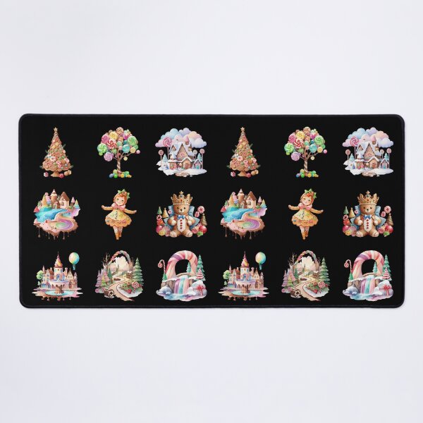 Item preview, Gingerbread Royalty and Whimsical Elements designed and sold by pixclipart.