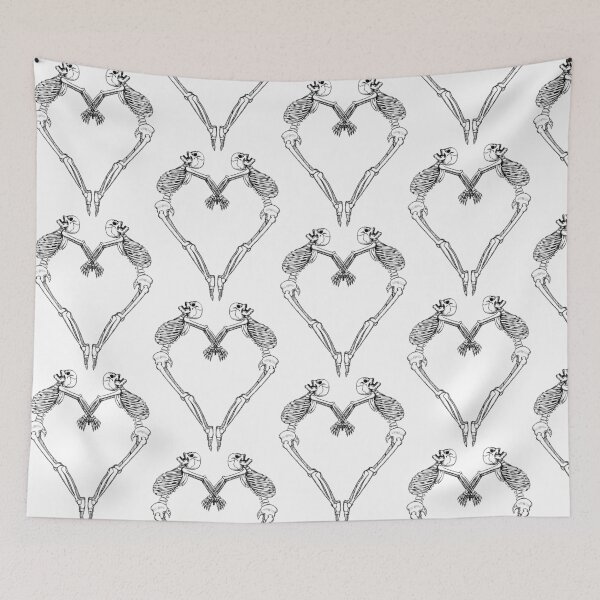 Item preview, Skeleton Heart Black designed and sold by DugMcFug.