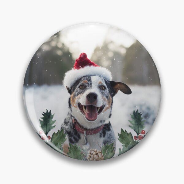 Item preview, Stumpy Tailed Cattledog Christmas in the snow designed and sold by AussieWorkDogs.