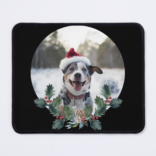 Item preview, Stumpy Tailed Cattledog Christmas in the snow designed and sold by AussieWorkDogs.