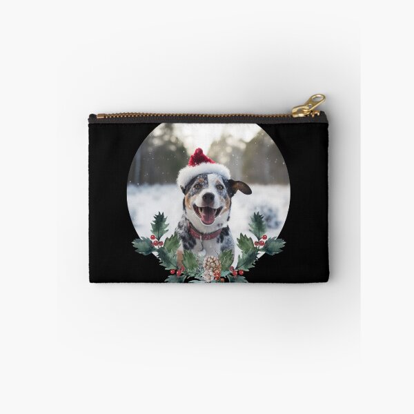 Item preview, Stumpy Tailed Cattledog Christmas in the snow designed and sold by AussieWorkDogs.