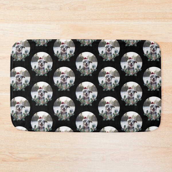Item preview, Stumpy Tailed Cattledog Christmas in the snow designed and sold by AussieWorkDogs.