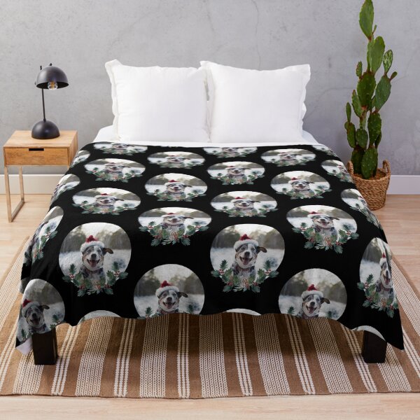 Item preview, Stumpy Tailed Cattledog Christmas in the snow designed and sold by AussieWorkDogs.