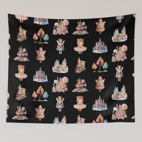 Item preview, Gingerbread Kingdom Fairy Tale Scenes and Landscapes designed and sold by pixclipart.