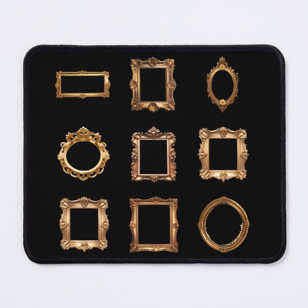 Item preview, Golden Frames Set designed and sold by pixclipart.