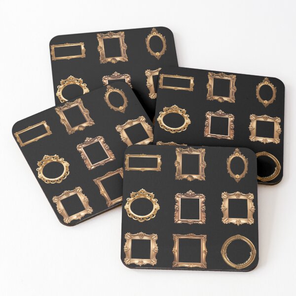 Item preview, Golden Frames Set  designed and sold by pixclipart.