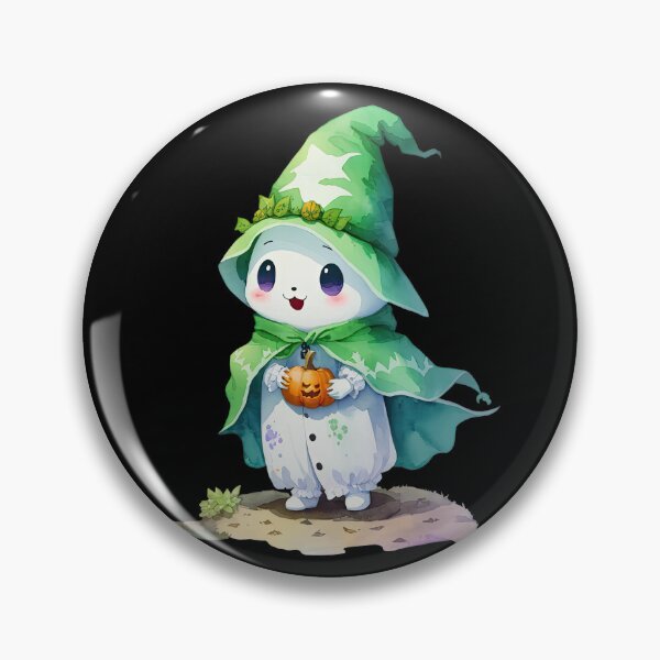 Item preview, Watercolor Halloween Ghosts in Various Costumes designed and sold by pixclipart.