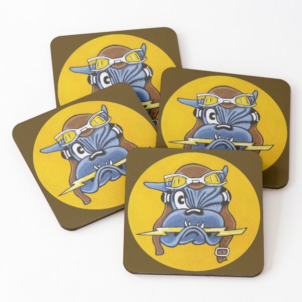 Item preview, United States Army Air Forces (USAAF) 8th Air Force: 61st Fighter Squadron, 51st Flight Group badge designed and sold by Bombergirls.