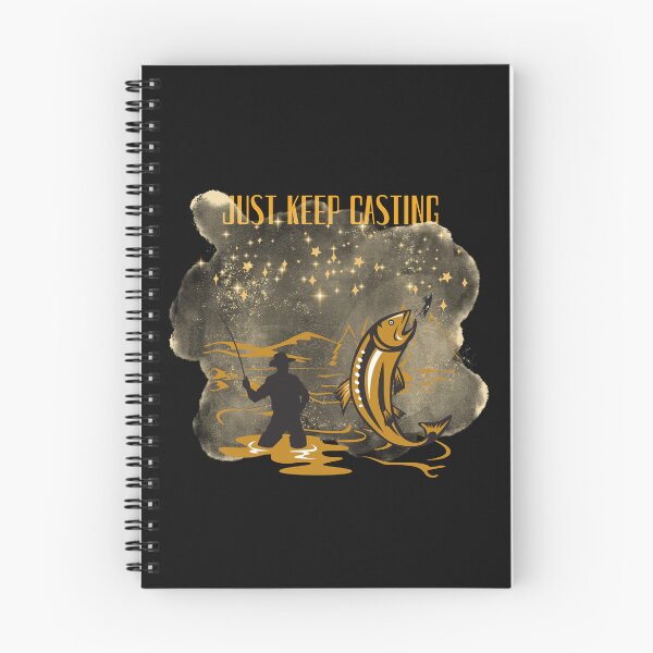 Item preview, Just Keep Casting fly fisherman designed and sold by LDisme.