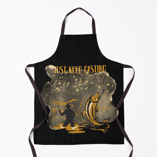 Item preview, Just Keep Casting fly fisherman designed and sold by LDisme.