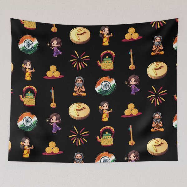 Item preview, Happy Diwali Traditional and Cultural Symbols Set 1 designed and sold by pixclipart.