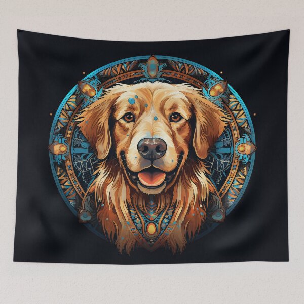 Item preview, Spirit Dog Golden Retriever designed and sold by DreamCanvasDes.