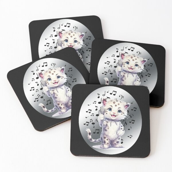 Item preview, Singing Snow Leopard designed and sold by Artbellachi.