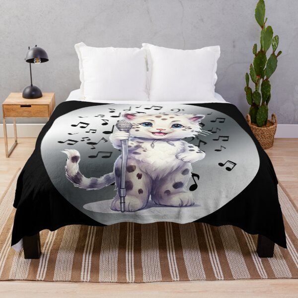Item preview, Singing Snow Leopard designed and sold by Artbellachi.