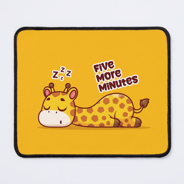 Item preview, Five more minutes : Baby Giraffe designed and sold by savasanaqueen.