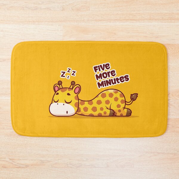 Item preview, Five more minutes : Baby Giraffe designed and sold by savasanaqueen.