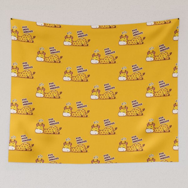 Item preview, Five more minutes : Baby Giraffe designed and sold by savasanaqueen.