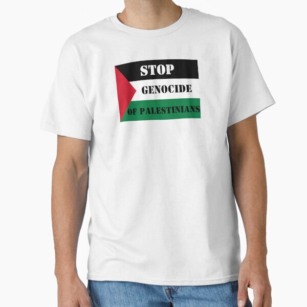 Item preview, Stop Genocide of Palestinians  Free Palestine with Flag designed and sold by EspyDesignCo.