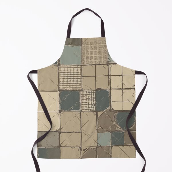 Item preview, a patchwork pattern in shades of blue and brown designed and sold by Enga6.