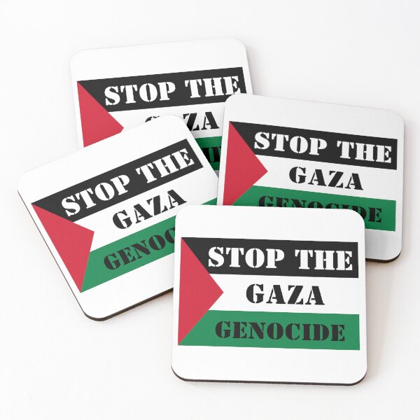 Item preview, Stop The Gaza Genocide-  Free Palestine with Flag designed and sold by EspyDesignCo.