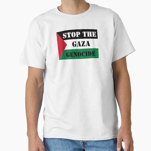 Item preview, Stop The Gaza Genocide-  Free Palestine with Flag designed and sold by EspyDesignCo.