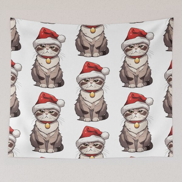 Item preview, Skeptical Cat on Christmas Day designed and sold by Mechanical-Artt.
