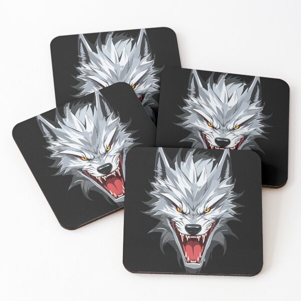 Item preview, Angry White blue wolfdog designed and sold by Lilac32.