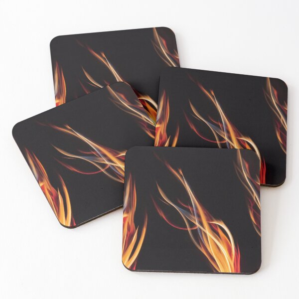 Item preview, Red flames burning gently in the darkness designed and sold by Visiograph.