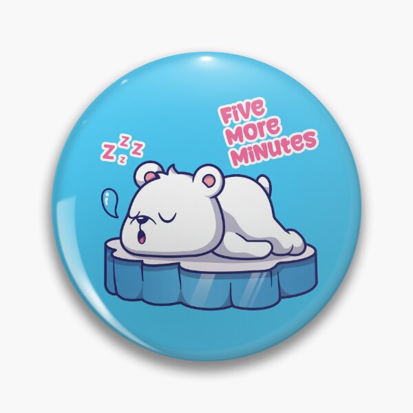 Item preview, Five more minutes : Baby Polar Bear designed and sold by savasanaqueen.