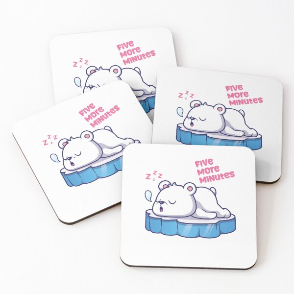 Item preview, Five more minutes : Baby Polar Bear designed and sold by savasanaqueen.