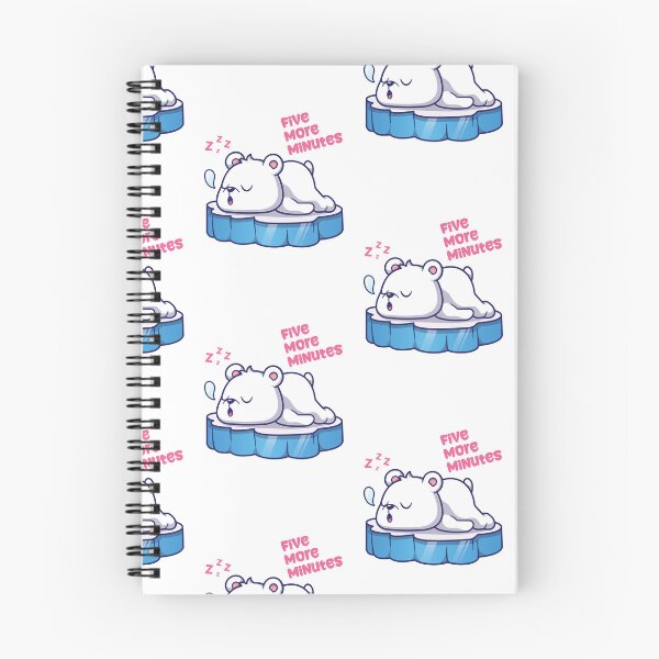 Item preview, Five more minutes : Baby Polar Bear designed and sold by savasanaqueen.