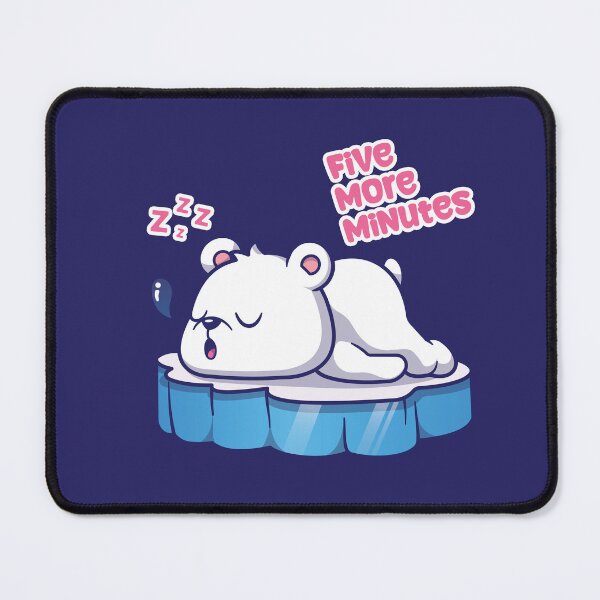Item preview, Five more minutes : Baby Polar Bear designed and sold by savasanaqueen.