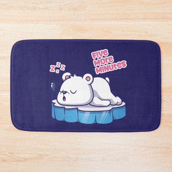 Item preview, Five more minutes : Baby Polar Bear designed and sold by savasanaqueen.