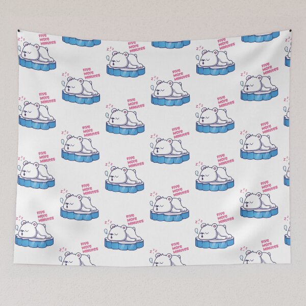 Item preview, Five more minutes : Baby Polar Bear designed and sold by savasanaqueen.