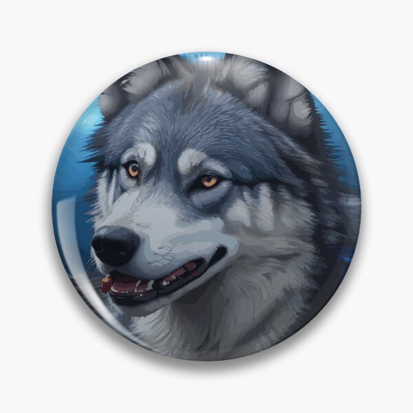 Item preview, Wild blue wolfdog designed and sold by Lilac32.
