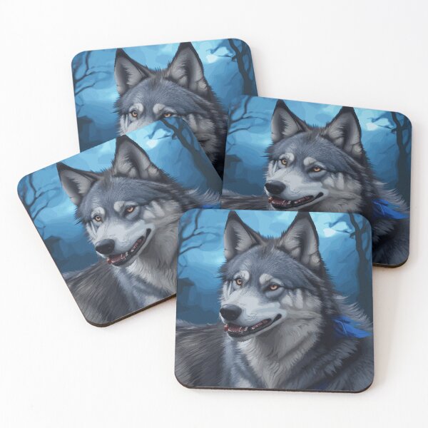 Item preview, Wild blue wolfdog designed and sold by Lilac32.