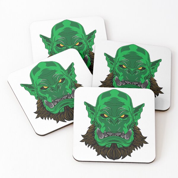Item preview, War Craft Orc Head designed and sold by KaboomArtz.