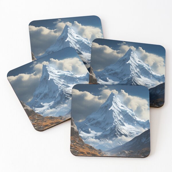 Item preview, Majestic high mountain view designed and sold by MiraCleAI.