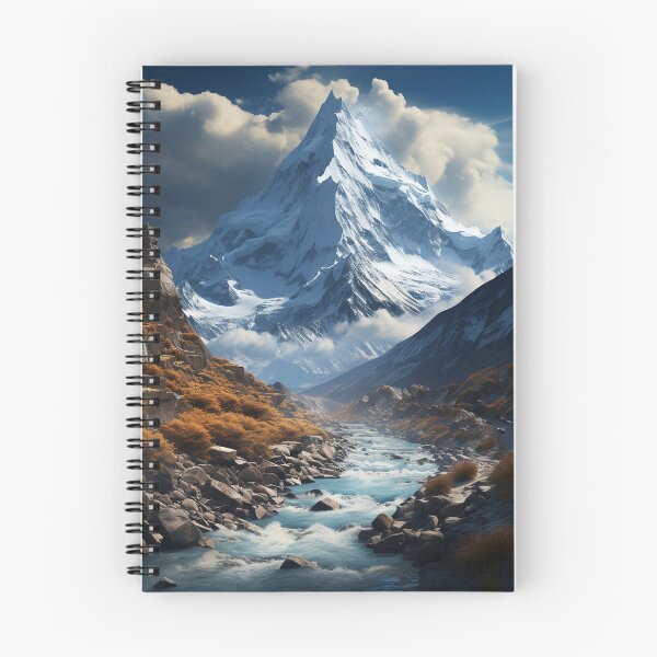 Item preview, Majestic high mountain view designed and sold by MiraCleAI.
