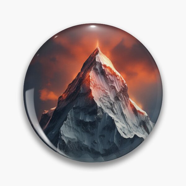 Item preview, Majestic high mountain view designed and sold by MiraCleAI.