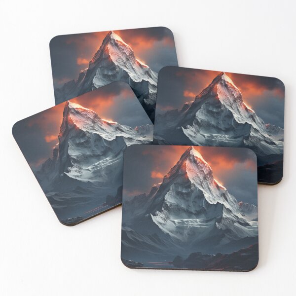 Item preview, Majestic high mountain view designed and sold by MiraCleAI.