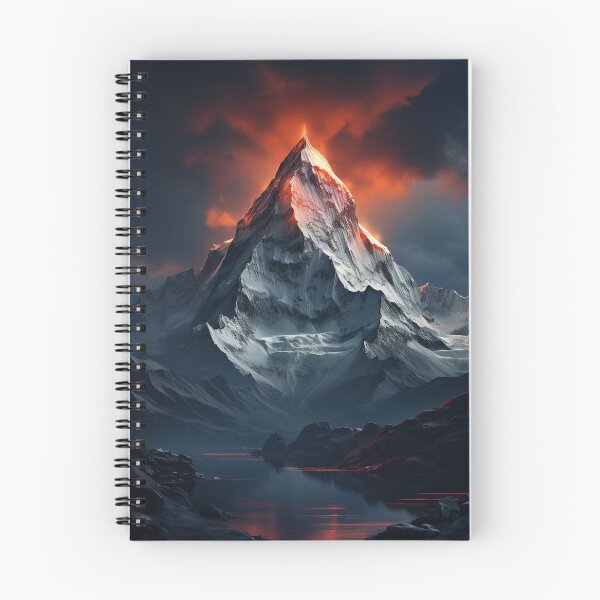 Item preview, Majestic high mountain view designed and sold by MiraCleAI.