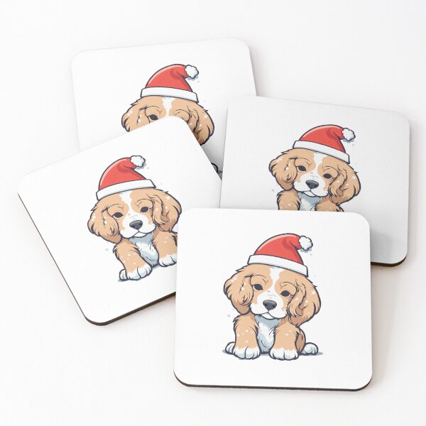 Item preview, Christmas Calm with a Spaniel designed and sold by Mechanical-Artt.