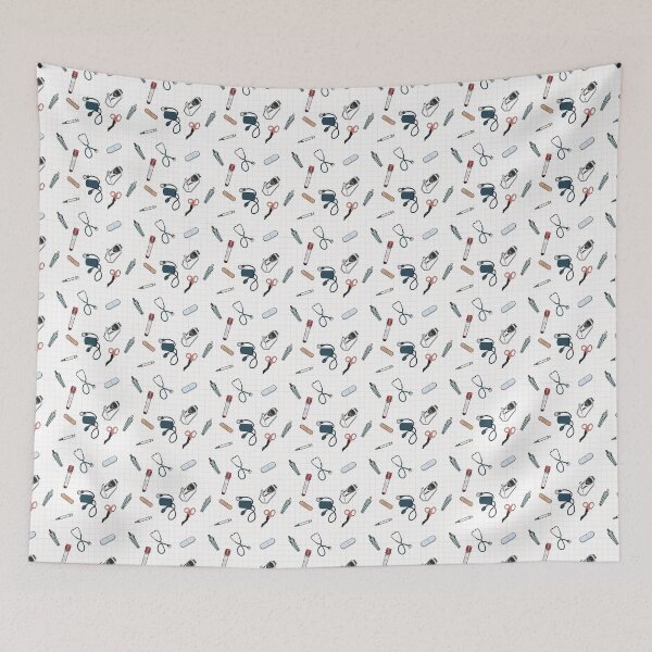 Item preview, Medical supplies print designed and sold by toadwithbooks.