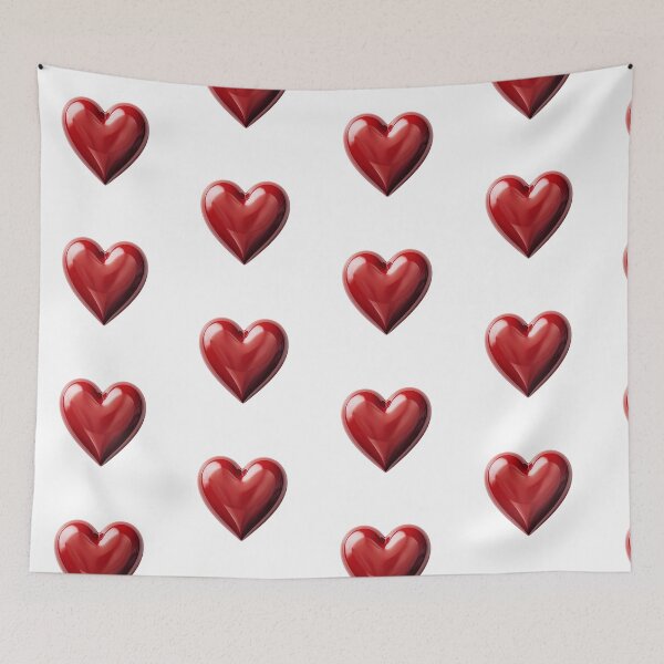Aperçu de l'œuvre Forme de coeur rouge créée et vendue par MiraCleAI.