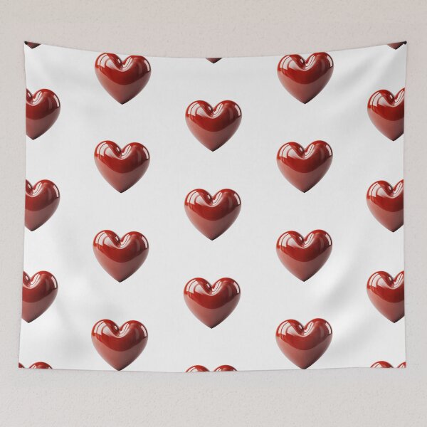 Aperçu de l'œuvre Forme de coeur rouge créée et vendue par MiraCleAI.