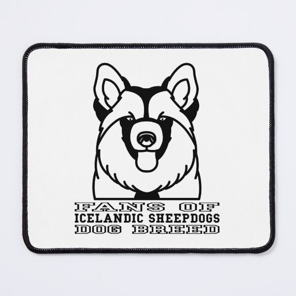 Item preview, FANS OF ICELANDIC SHEEPDOGS DOG BREED designed and sold by Rejiboustarts.
