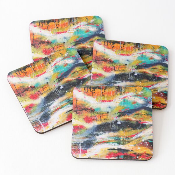 Item preview, Abstract flowing colourful artwork designed and sold by Angela Murray.