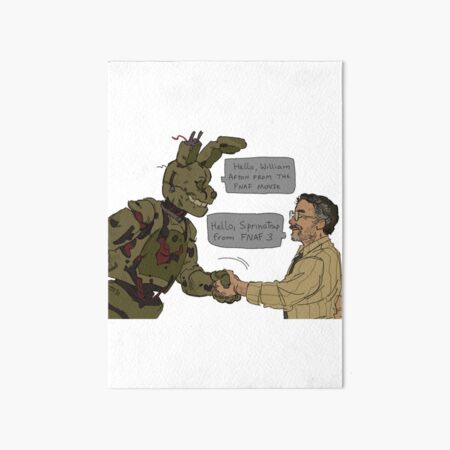 FNAF Springtrap V2 5x7in Art Print 