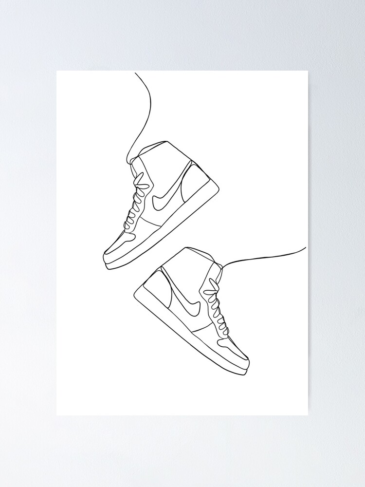 air jordan 1 line drawing